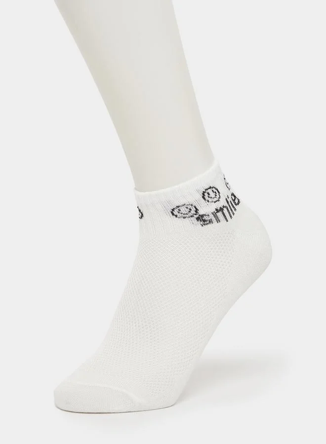 Styli Styli Set of 5 - Printed Ankle Socks