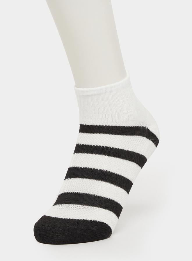 ستايلي ستايل سيت 5 أزواج - جوارب بطبعات للكاحل - Image 4