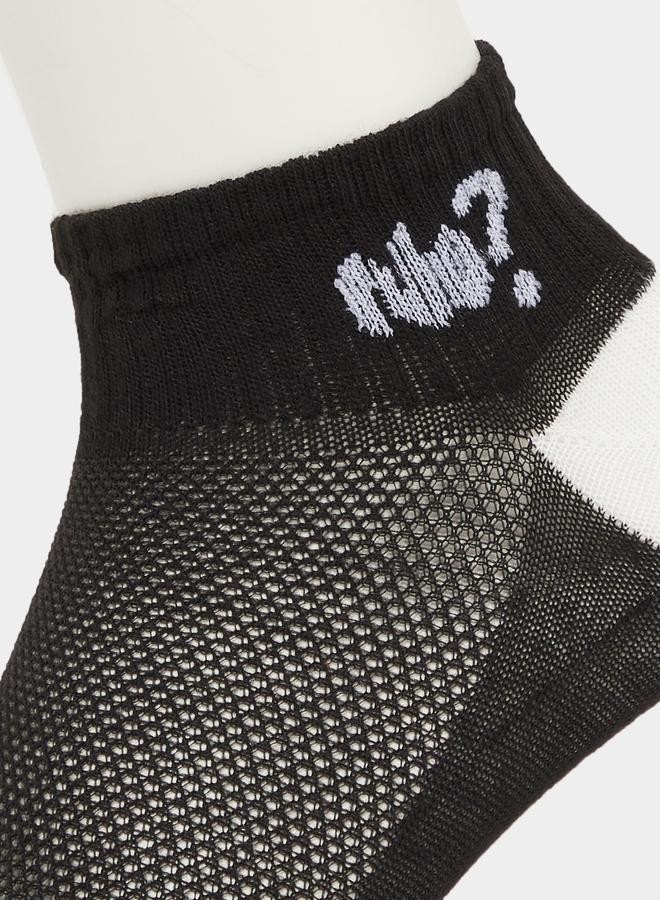 ستايلي ستايل سيت 5 أزواج - جوارب بطبعات للكاحل - Image 3