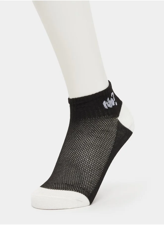 ستايلي Styli Set of 5 - Printed Ankle Socks