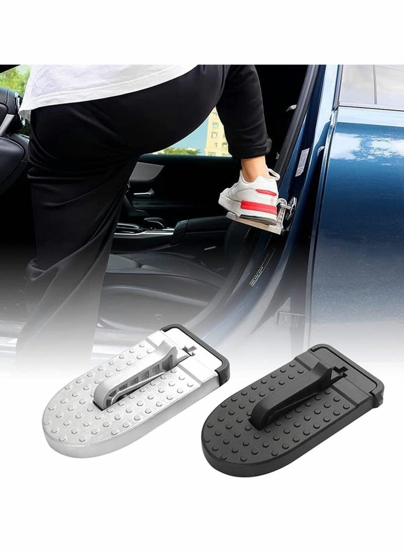Captaintech Car Door Step Foldable Roof Rack Stand Pedal Up on Door Latch Universal Fit for Most Car, SUV, Track, Max Load 510 Lbs - Image 3