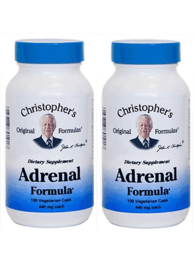 Christopher's Original Formulas Adrenal Formula for Stress Support - Adrenal Support Supplements - Natural Cortisol Manager - Pack of 2 - Image 1