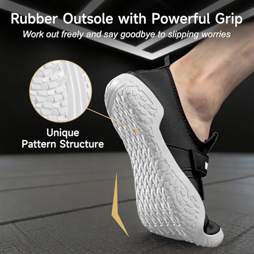 M MANUEKLEAR MANUEKLEAR Deadlift Shoe - Weight Lifting Shoes for Men Women - Weightlifting Squat Shoes Fitness Cross-Trainer Barefoot Gym Training Sneakers - Image 4