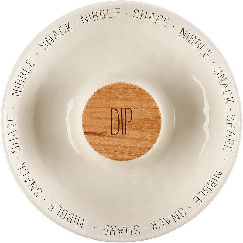 MudPie Circa Chip N Dip Set (Bistro Chip n' Dip Server) - Image 2
