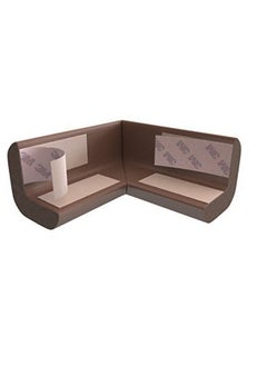 EZ Life Child Safety Corner Guards Eva Foam (Set Of 4) Brown  - Image 4