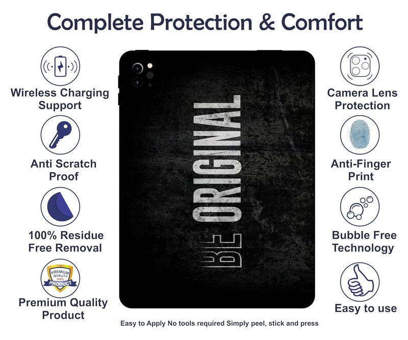 WRAP CRAFT Decal Skin Compatible with iPad Pro 11 inch Skin Revamp Your tablet's Style with This Protective & Fashionable Skin for iPad Pro 11 inch; iPad Pro 11-DP-144 - Image 3