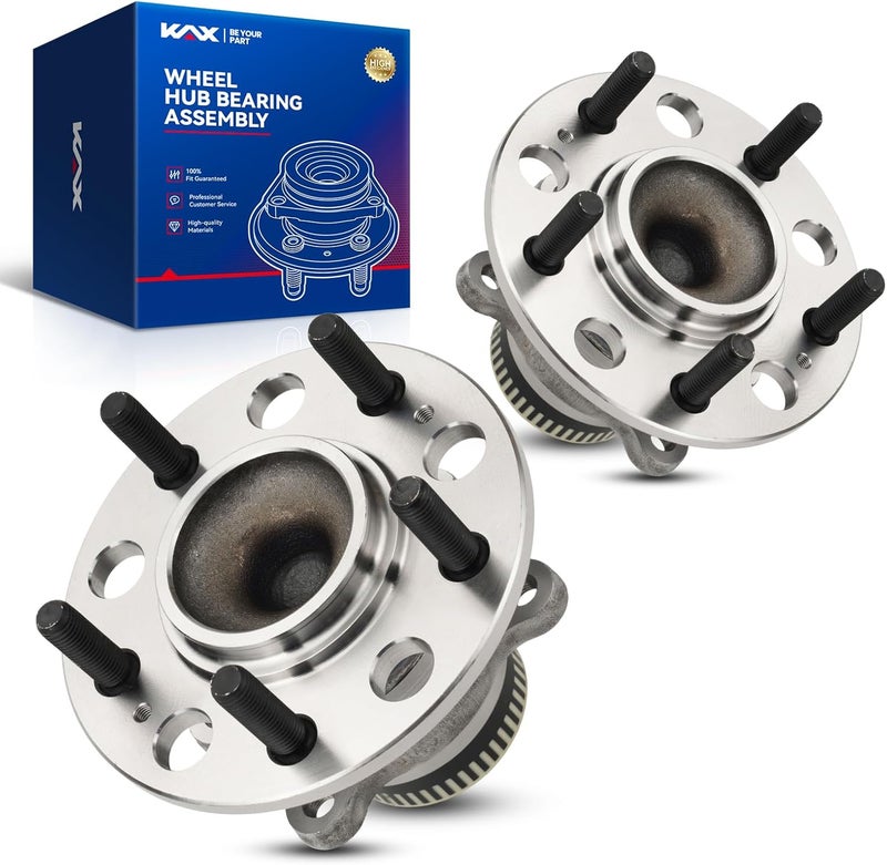 KAX 512437 Pair Rear Wheel Bearing and Hub Assembly for Hyundai Sonata and Kia Optima - Image 1
