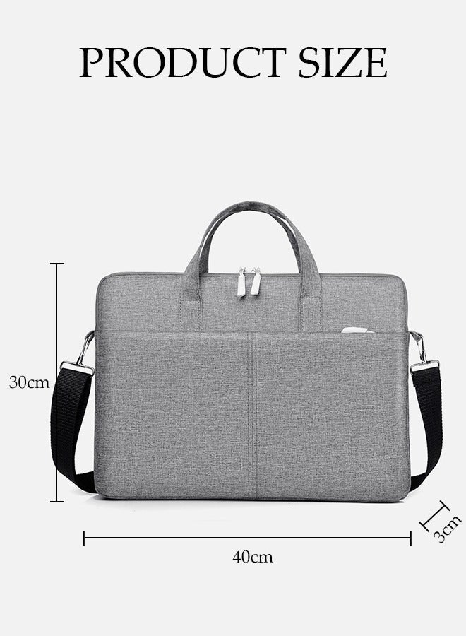 15.6 Inch Laptop Bag with Multi Compartment Lightweight Laptop Hand Bag Crossbody Bag Travel Business Briefcase Water-Resistant Dust-proof Shoulder Messenger Bag for Men and Women Work Office - Image 1