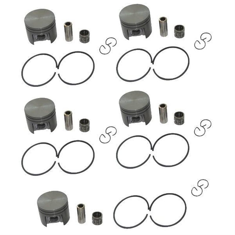 Yurefax 5 Sets 38mm Piston Kit for MS180 Chainsaw - Image 1