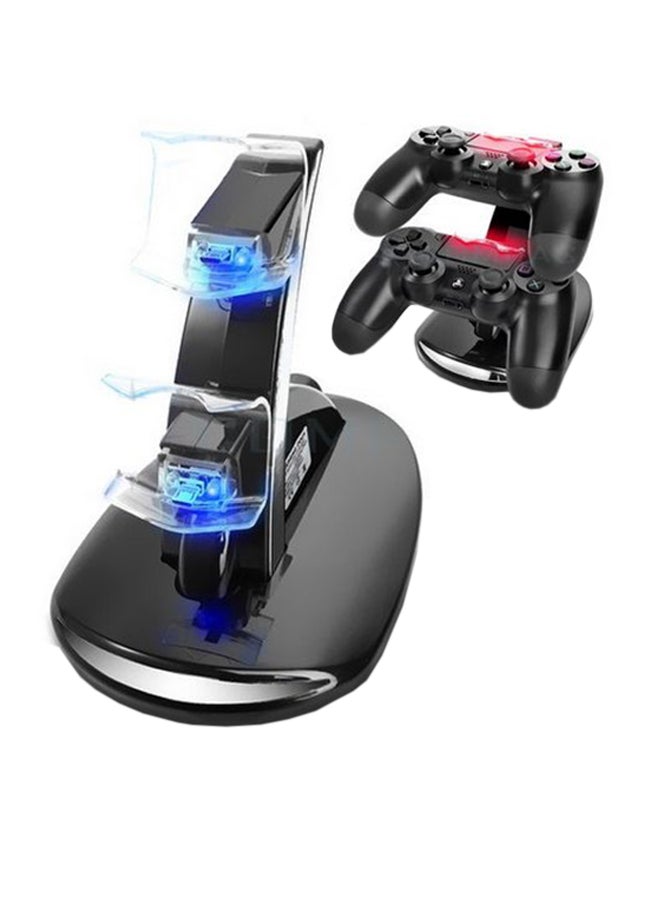 Dual Wireless Charging Controller Dock For PlayStation 4 (PS4) Black - Image 1