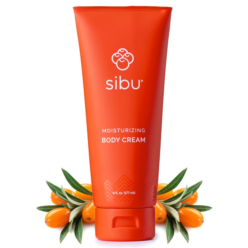sibu Moisturizing Body Cream Lotion Made From Premium Himlayan Sea Buckthorn 6oz  Lightweight  Hydrating Moisturizer That Protects  Repairs Skin