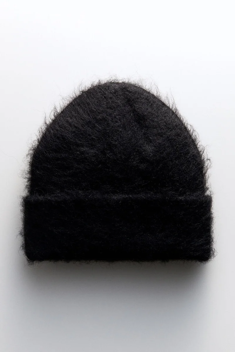 H&M Fuzzy Wool-Blend Beanie