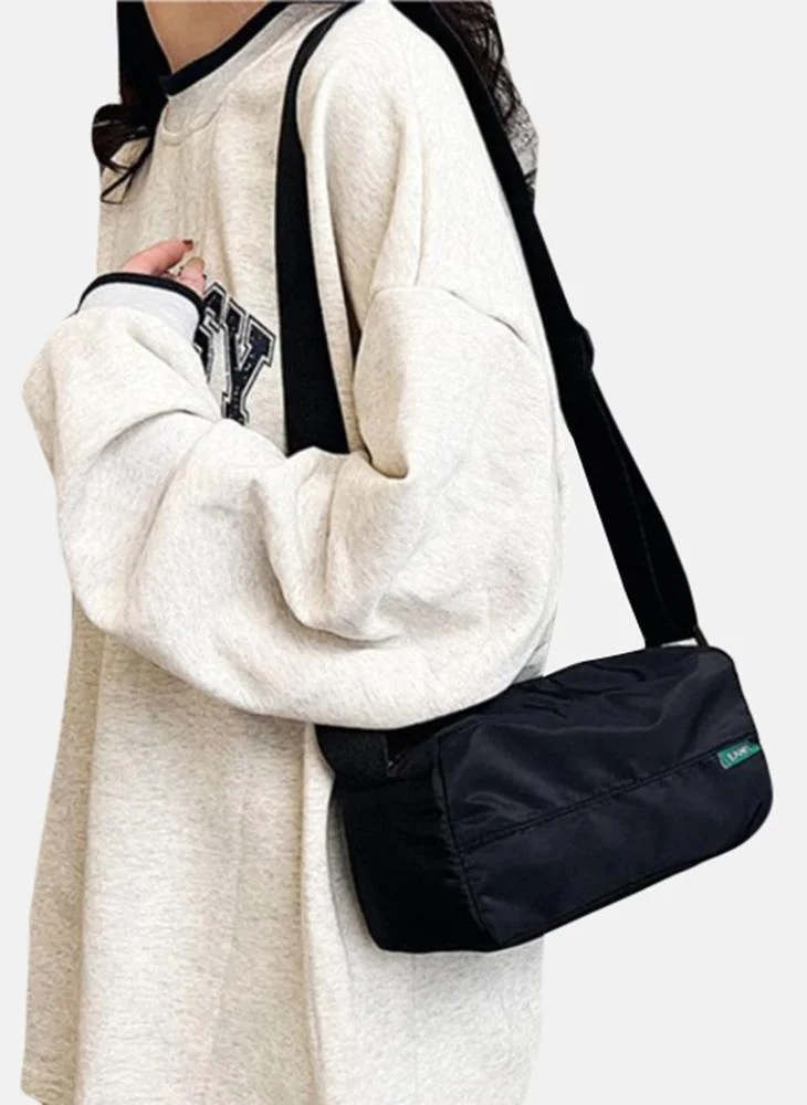 YUNIQEE Black Plain Lifestyle Sling Bag