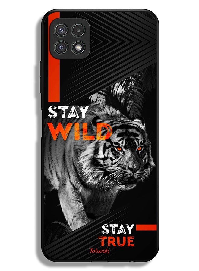 Tolwak Samsung Galaxy A22 5G Protective Case Cover Stay Wild Stay True - Image 1