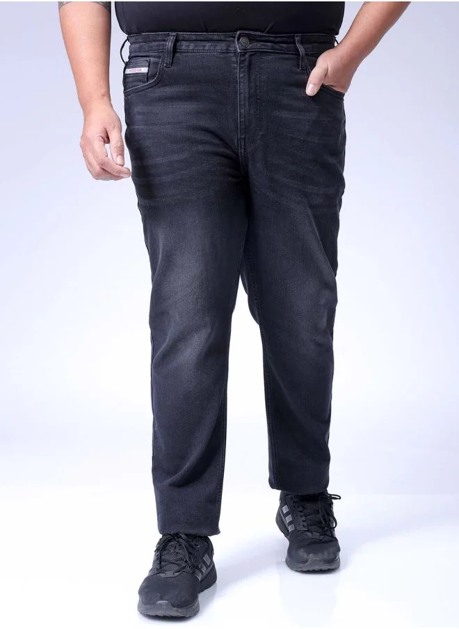 HARDSODA Men Plus Size Slim Fit Solid Mid-Rise Stretchable Jeans