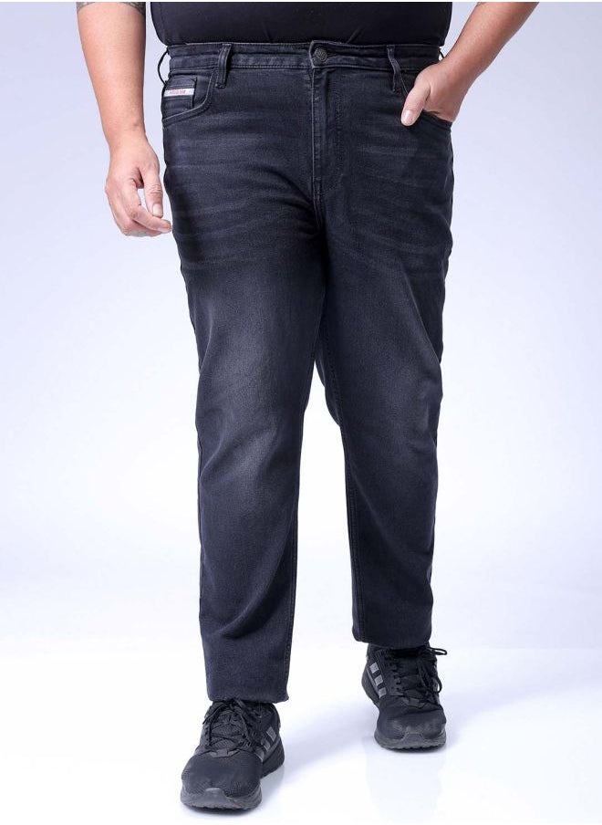 HARDSODA Men Plus Size Slim Fit Solid Mid-Rise Stretchable Jeans  - Image 1