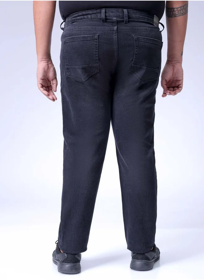 HARDSODA Men Plus Size Slim Fit Solid Mid-Rise Stretchable Jeans