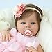 SCOM Lifelike Reborn Baby Dolls  20 Inch RealisticNewborn Baby Doll Girl Real Life Baby Dolls with Soft Weighted Body Poseable Real Baby Reborn Gift Toy for 3 Years Old Kids - Image 4