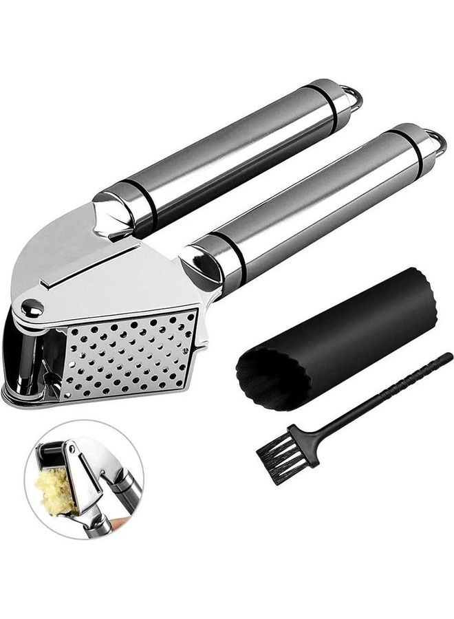 Aknur Garlic Crusher Silver - Image 1