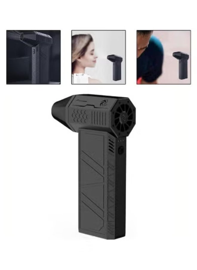 JAJEEK Compressed Air Duster & Mini Turbo Jet Blower – 130,000 RPM Cordless Electric Dust Blower with Overheating Protection, High-Speed Super Fan, Portable Vacuum Cleaner, Car Dryer & Electronics Cleaner with Carrying Case – Rechargeable & Eco-Friendly  - Image 4