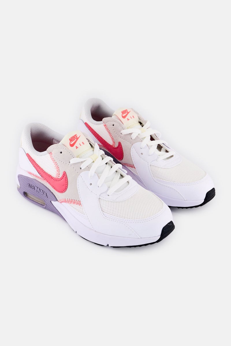 Nike Kids Girl Air Max Excee Lace Up Outdoor Shoes, White  - Image 1