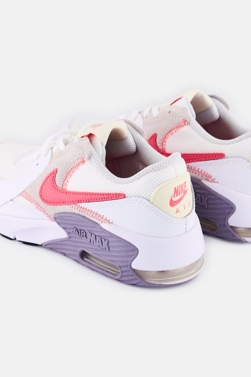 Nike Kids Girl Air Max Excee Lace Up Outdoor Shoes, White  - Image 2