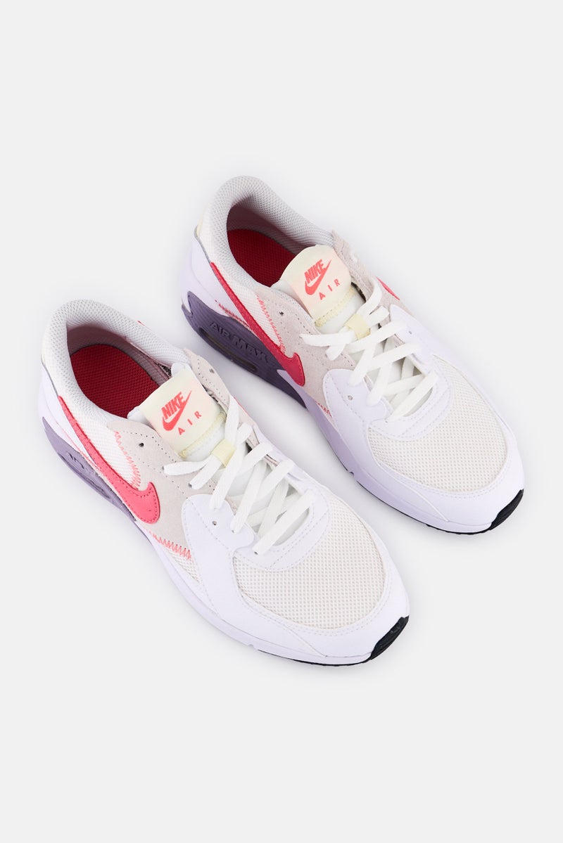 Nike Kids Girl Air Max Excee Lace Up Outdoor Shoes, White  - Image 4