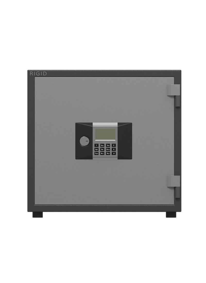 RIGID - Fire Resistant Steel Safe with Digital & Key Lock, 50Kg - Image 1