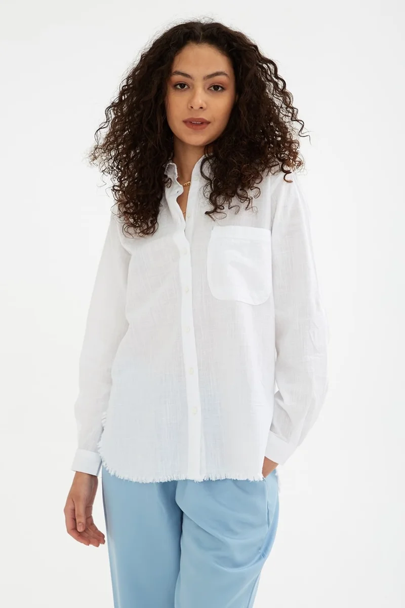 فاشن فريندز Cotton Regular Fit Shirt Women's Shirt 24Y0390K1