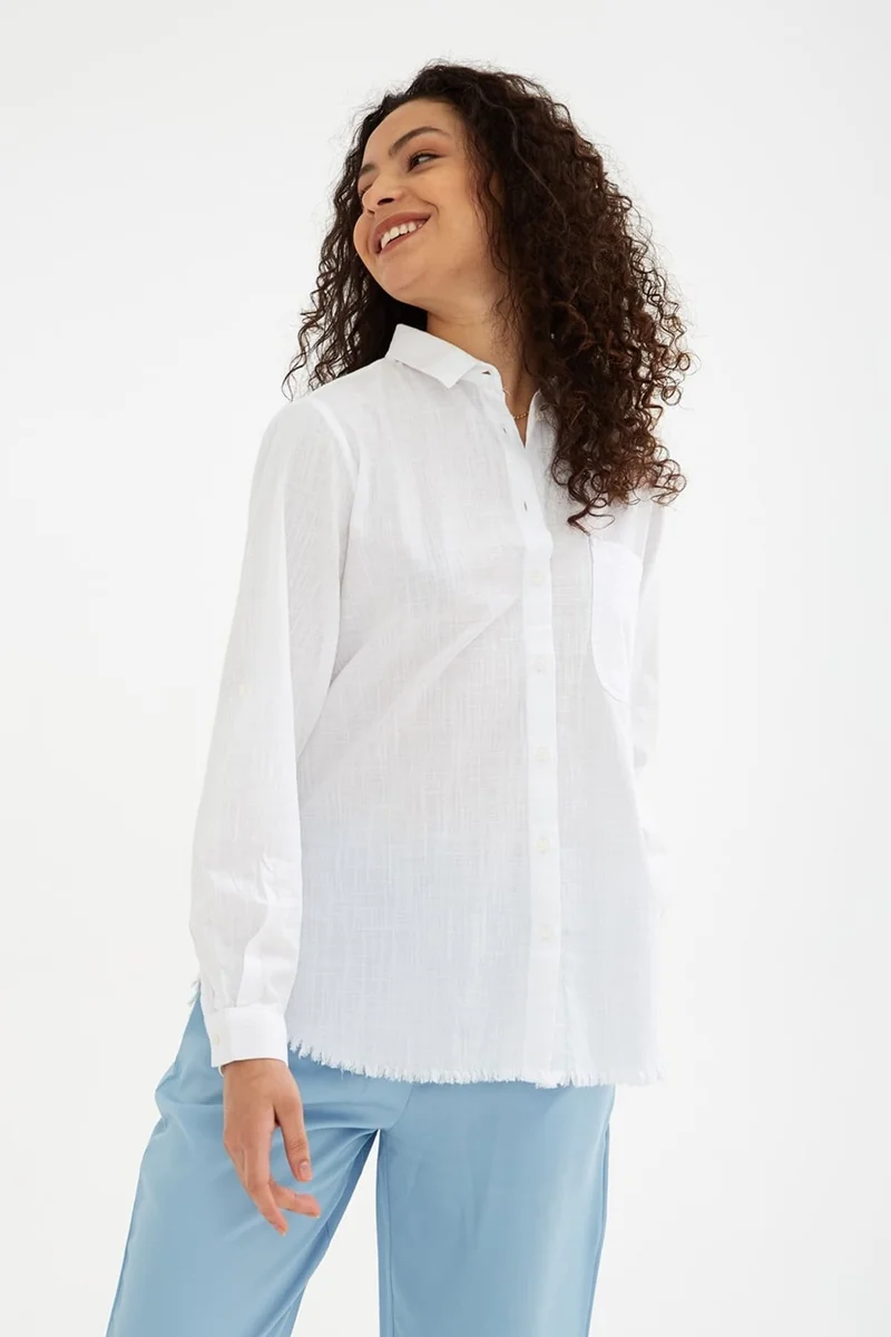 فاشن فريندز Cotton Regular Fit Shirt Women's Shirt 24Y0390K1