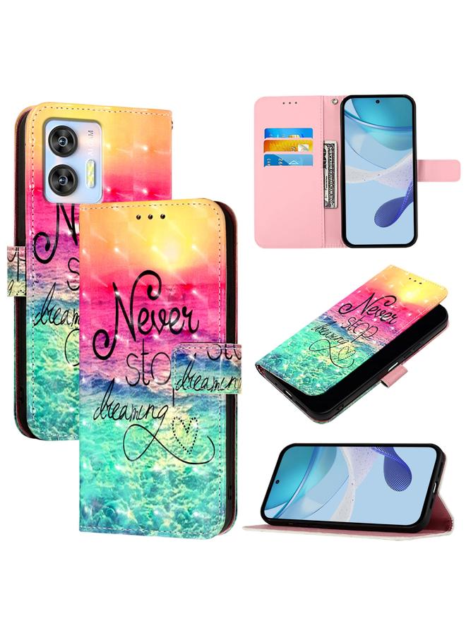 S-TOP Case For Oukitel C35 / C36 3D Painting Horizontal Flip Leather Phone Case - Image 1