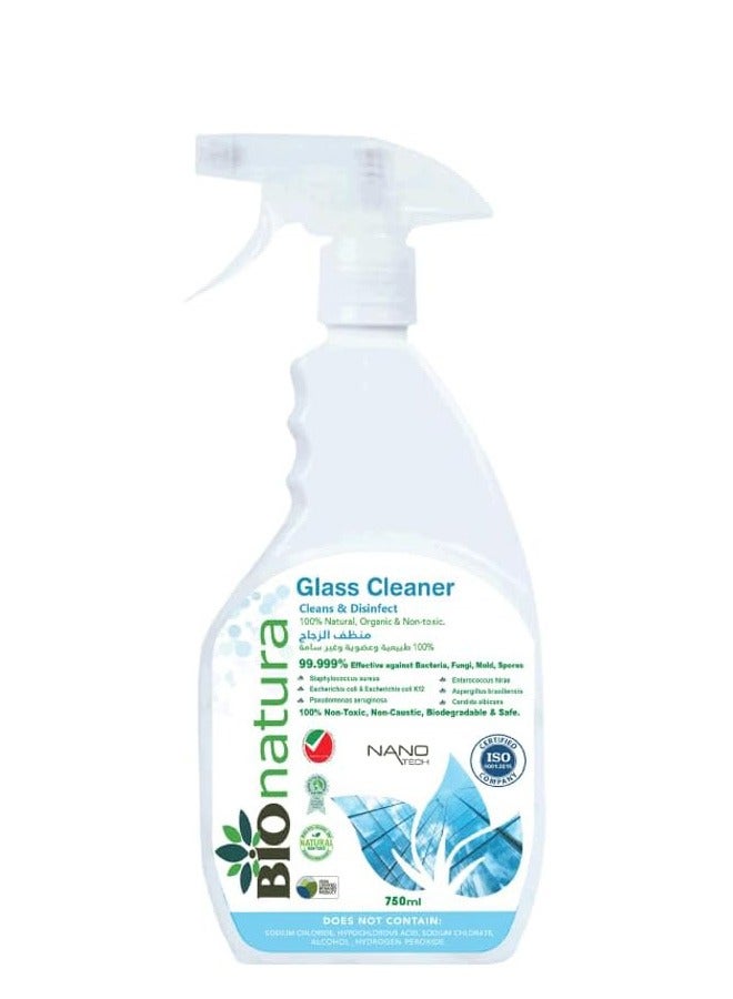 بيوناتورا منظف ​​الزجاج العضوي  قابل للتحلل البيولوجي، طبيعي وغير سام -750 مل - Image 1