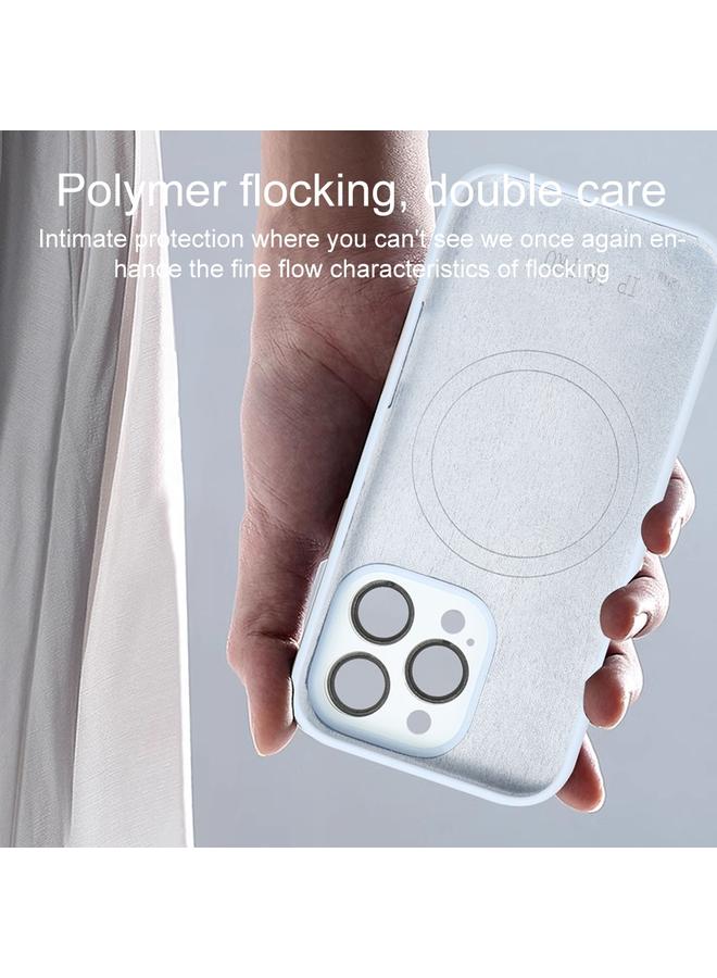 S-TOP Case For iPhone 16 Plus AG Fine Hole Liquid Silicone MagSafe Magnetic Phone Case - Image 4