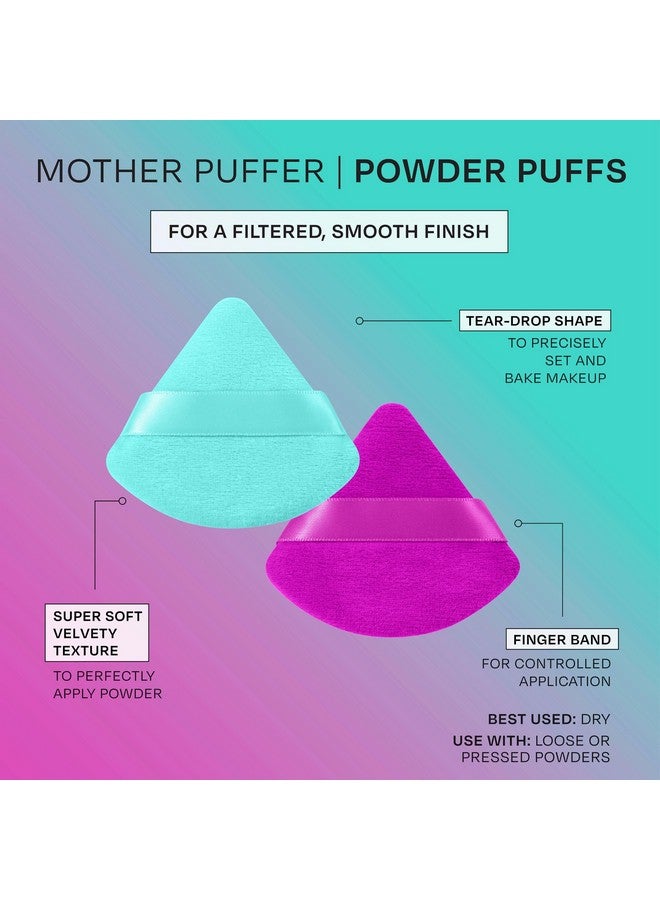 فريمان مجموعة إسفنجات بودرة سائلة من فريمان بافس أند ستاف، 8 قطع، إسفنجات لدمج المكياج، كريم الأساس والكونسيلر، إسفنجة بودرة مثلثة لتثبيت البودرة، نباتية وخالية من القسوة على الحيوانات. - Image 5