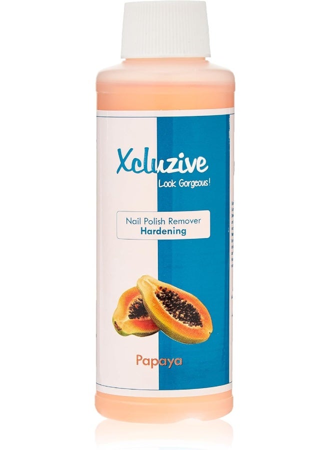 Xcluzive مزيل طلاء الأظافر المقوي بالبابايا 120 مل - Image 1