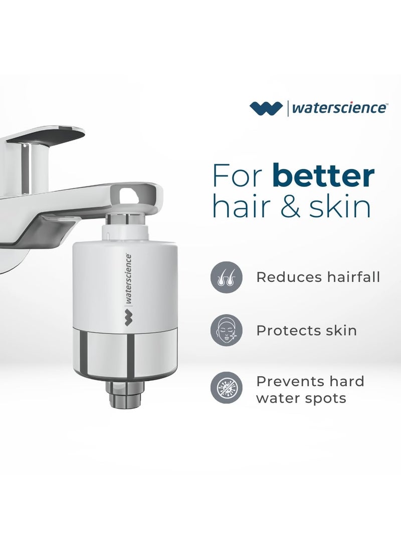 WaterScience WaterScience Shower Tap Filter for Hard Water Tap Extender for Kitchen Sink with Filter  - Image 2