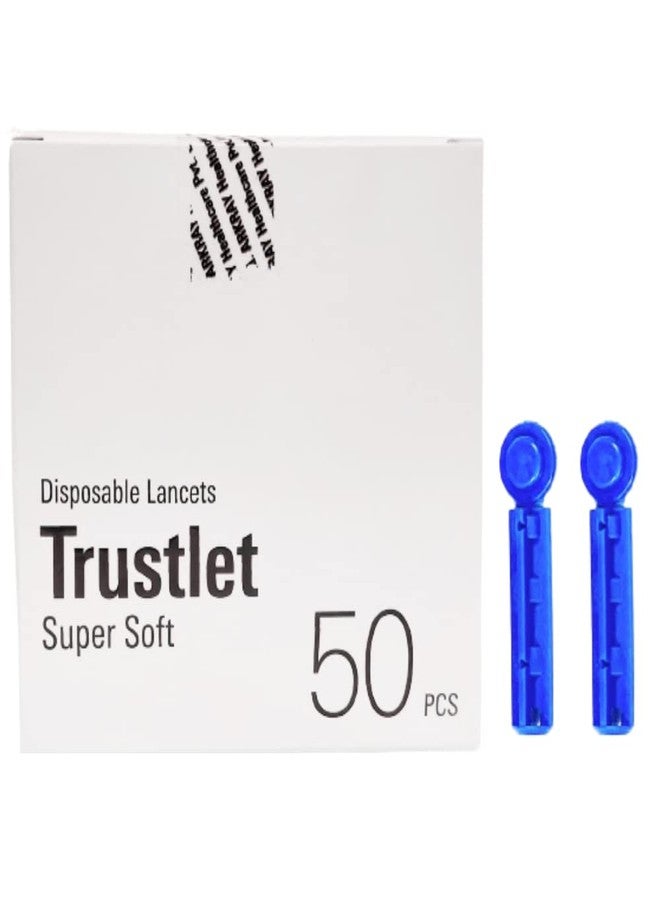Arkray Trustlet 50 Disposable Sterile Lancets For Glucose Monitor Glucometer Lancets - Image 1