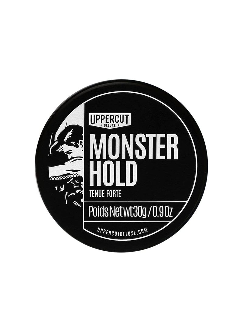 UPPERCUT DELUXE Monster Hold Pomade Midi Heavy and Strong Hold Wax Based Product Long Lasting and Reworkable For Traditional or Bolder Styles 09 oz  30g
