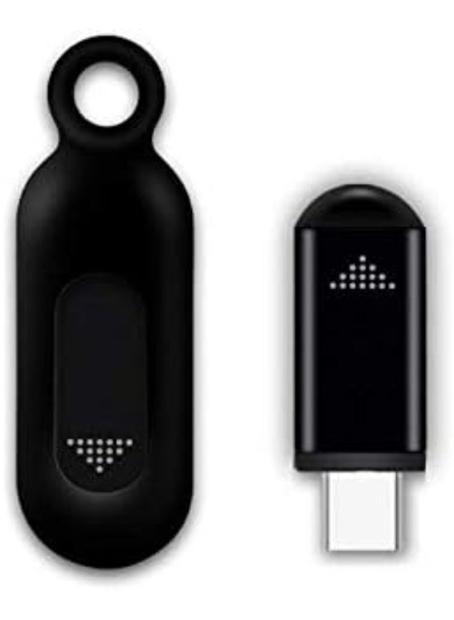 Accessonico Universal Remote Smartphone IR Controller Adapter USB-C Infrared Blaster Control for Android Phone All-in-One Controller Air-conditiooner TV DVD Roku Vizio Samsung TV and More (Black) - Image 1