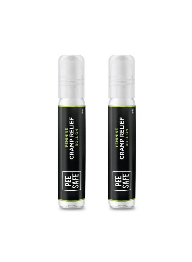 PEESAFE Pee Safe Feminine Cramp Relief Roll On With Ayurveda Extracts |100% Herbal Period Pain Reliever | Herbal Remedy For Instant Relief In Cramps | 10 Ml Pack Of 2  - Image 1