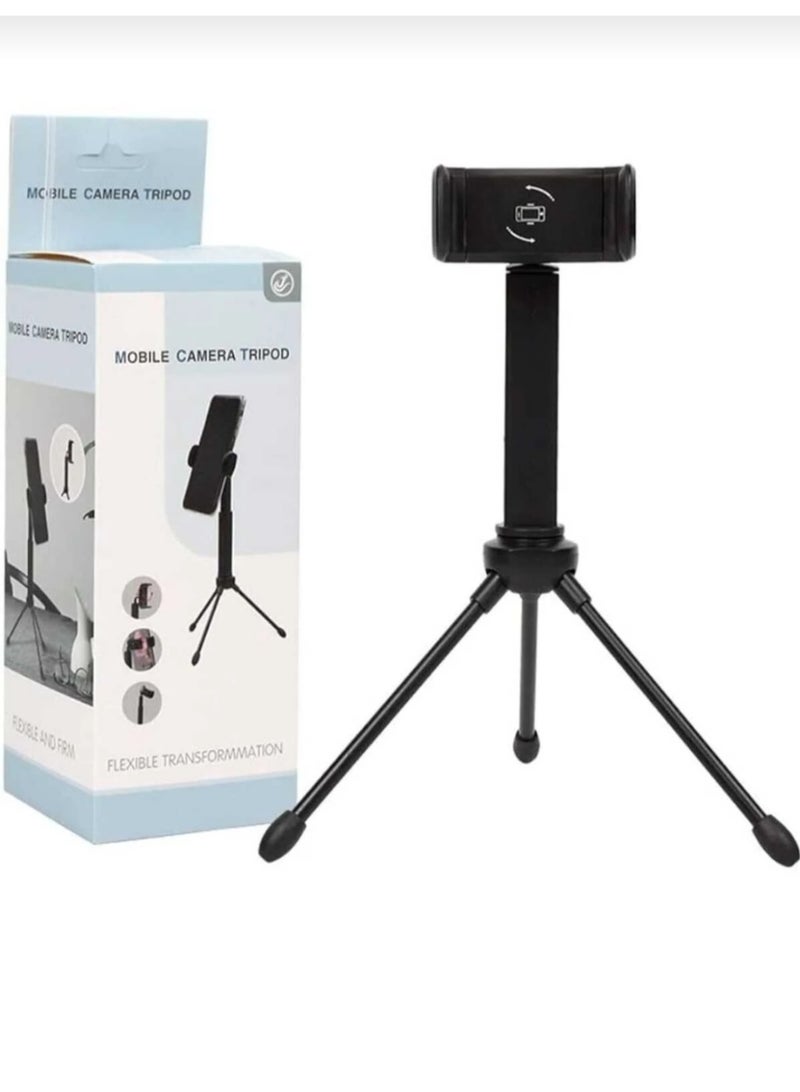 EONLINE Portable Camera Tripod for Mobile Phones & Small Cameras with 360-Degree Rotating Holder - Image 1