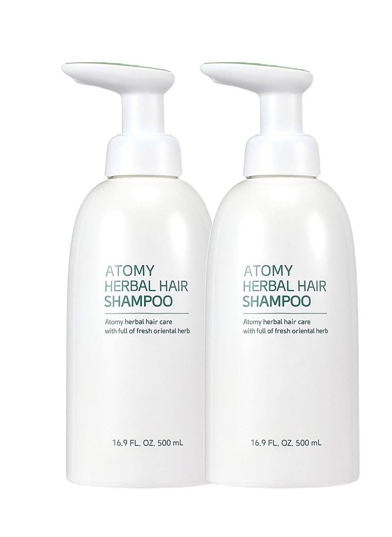 ATOMY - Atomy Shampoo 500ml (16.9 FL.OZ.) 2 Pack Set - Outstanding Cleansing and Rich Nourishment - Image 1