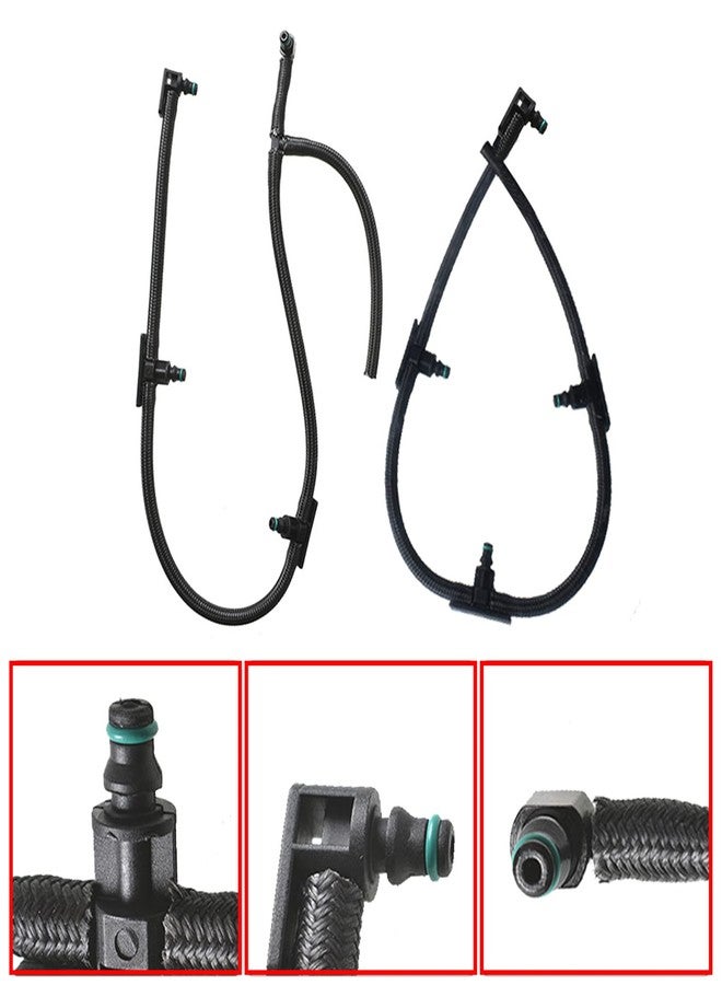RainMan S Fuel Injector Return Line Kit (Left + Right) 98062291 97328733 97363195 Replacement for SIERRA 2500 2004-2010 Replacement for TOPKICK 2004-2007 - Image 2