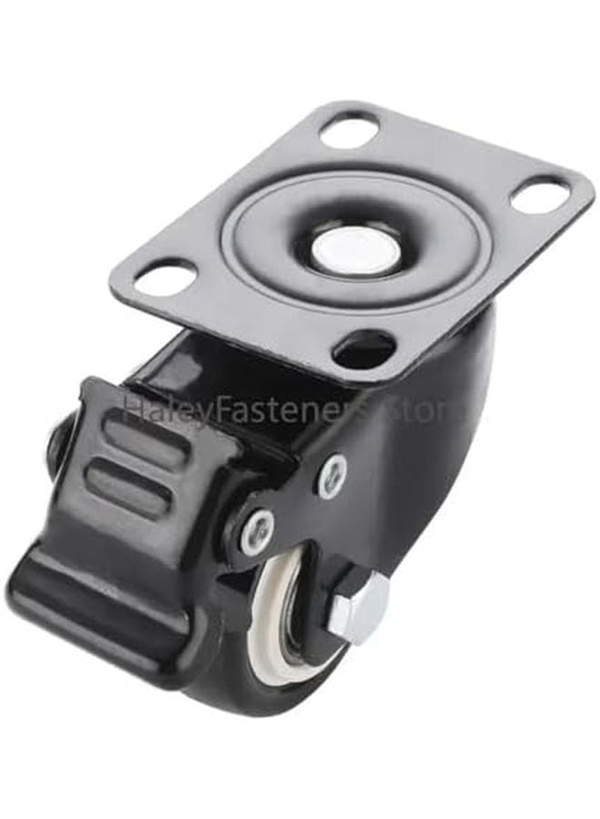 4Pcs Heavy Duty Swivel Castor Wheels 180kg Capacity M8 with Brake for Furniture - Image 5