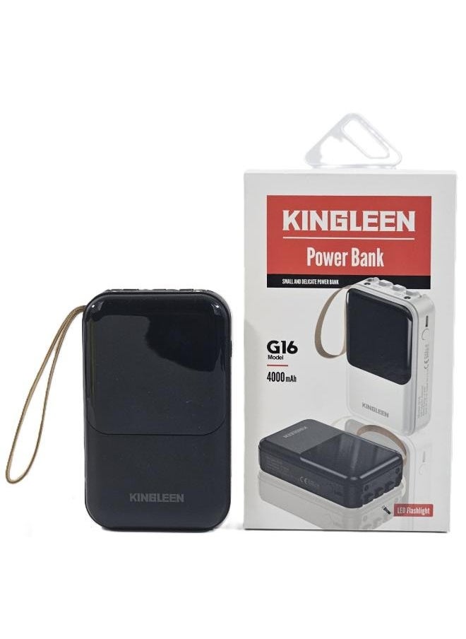 KINGLEEN - Power Bank with 3 Detachable Built-In Cables 4000 mAH - Image 1