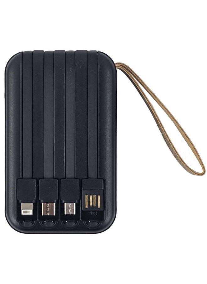 KINGLEEN - Power Bank with 3 Detachable Built-In Cables 4000 mAH - Image 1