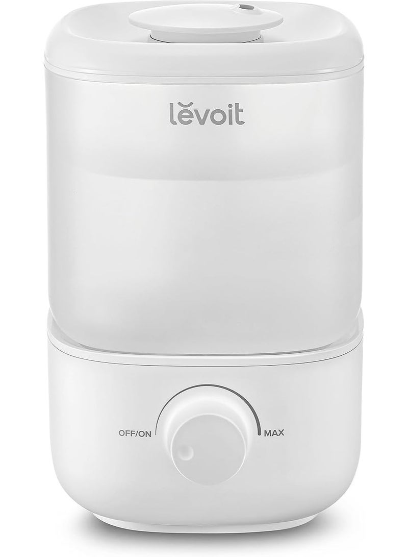 LEVOIT Top Fill Humidifier for Bedroom, 2.5L Tank for Large Room, Easy to Fill and Clean, 26dB Quiet Air Humidifier for Home - Image 1