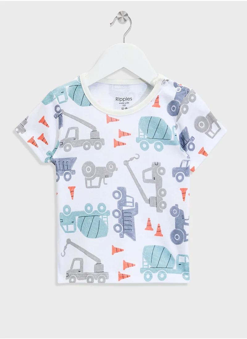 Ripples Boys 2pcs Sets with Short & T-shirt