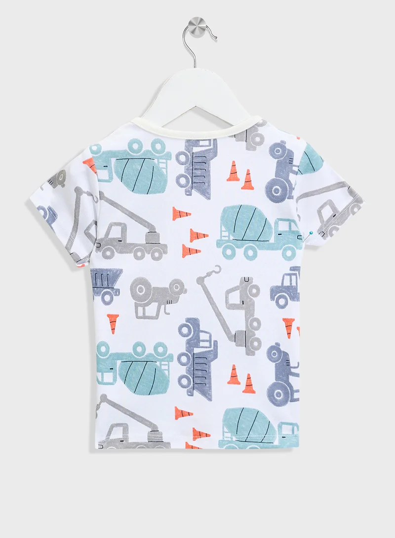 Ripples Boys 2pcs Sets with Short & T-shirt