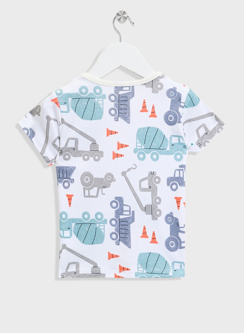 ريبلز مع نمشي طقم أولاد قطعتين شورت وتيشيرت - Image 3